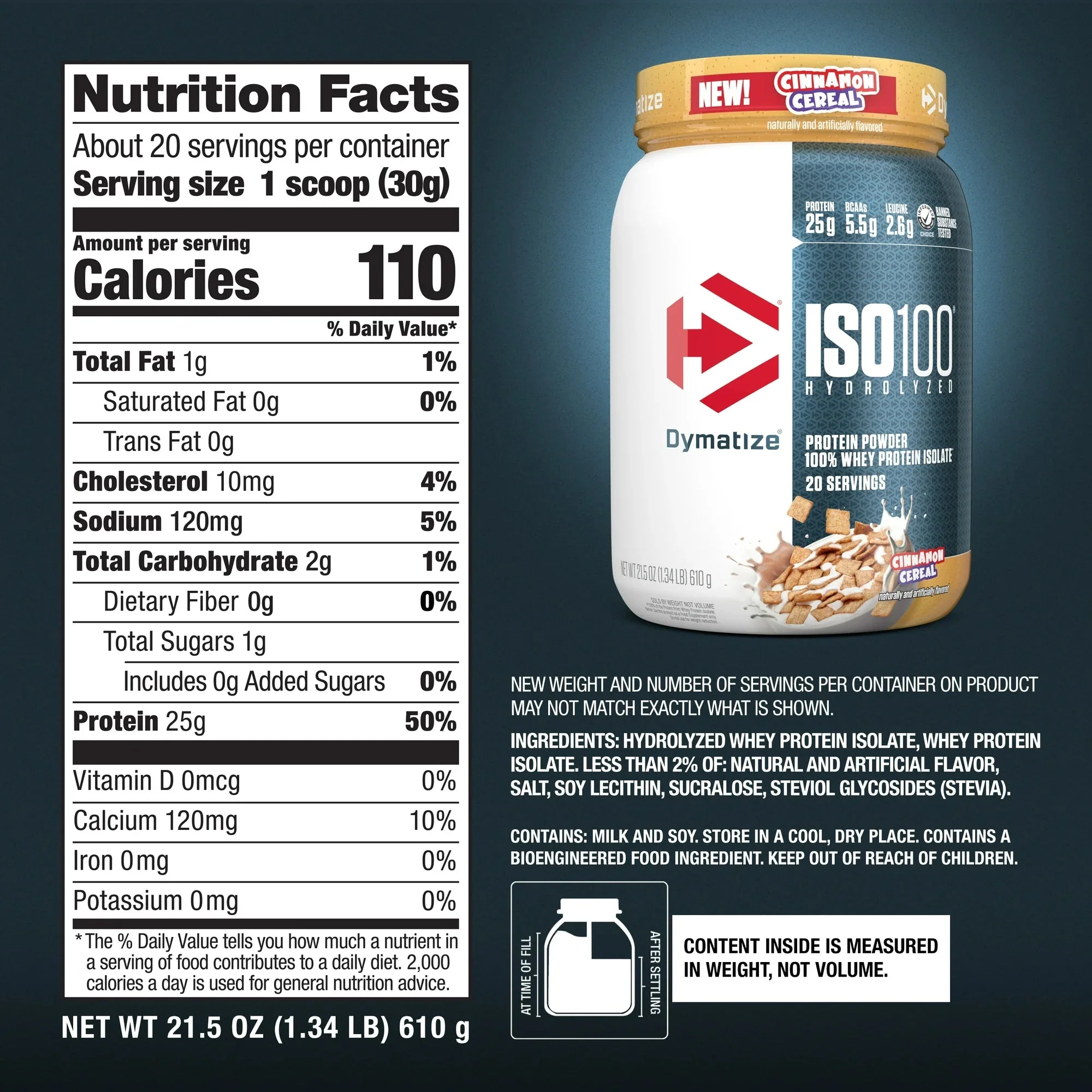 Dymatize ISO 100 Hydrolized Protein Powder - Image 8
