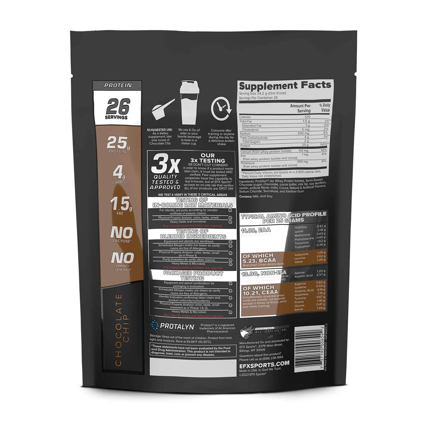 EFX Sports Protalyn Whey Protein Isolate - Image 4