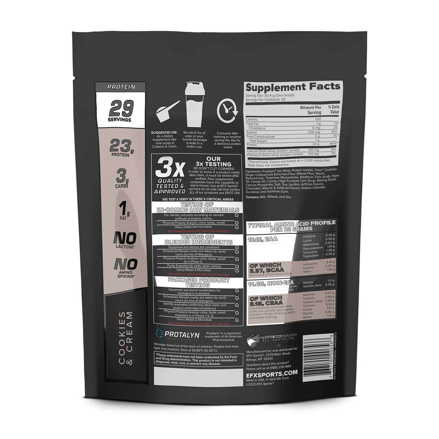 EFX Sports Protalyn Whey Protein Isolate - Image 6