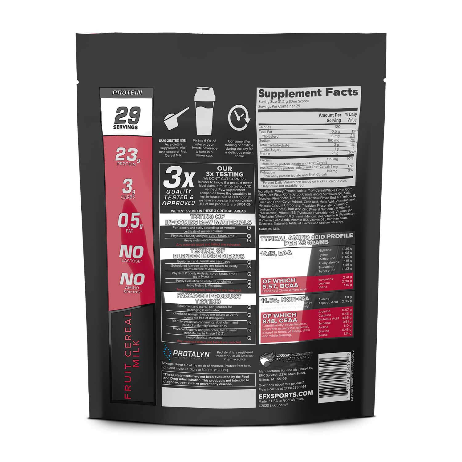 EFX Sports Protalyn Whey Protein Isolate - Image 8