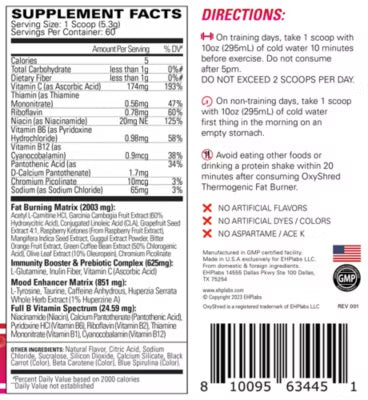 EHP OxyShred Thermogenic - Image 14