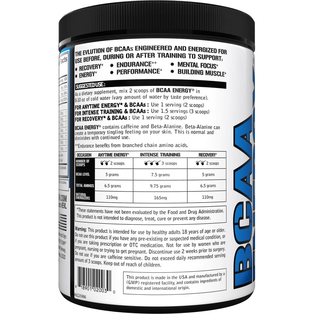 EVLUTION NUTRITION BCAA ENERGY AMINO ACIDS - Image 19