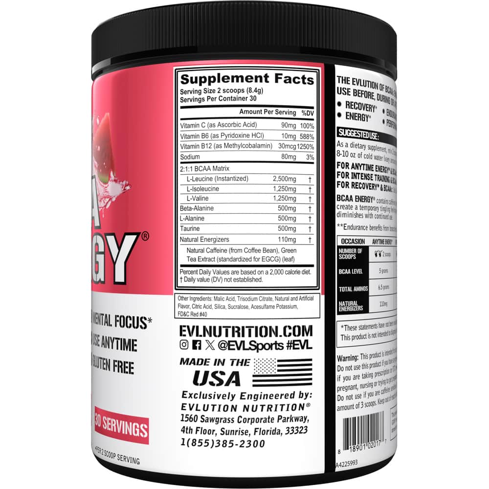 EVLUTION NUTRITION BCAA ENERGY AMINO ACIDS - Image 22