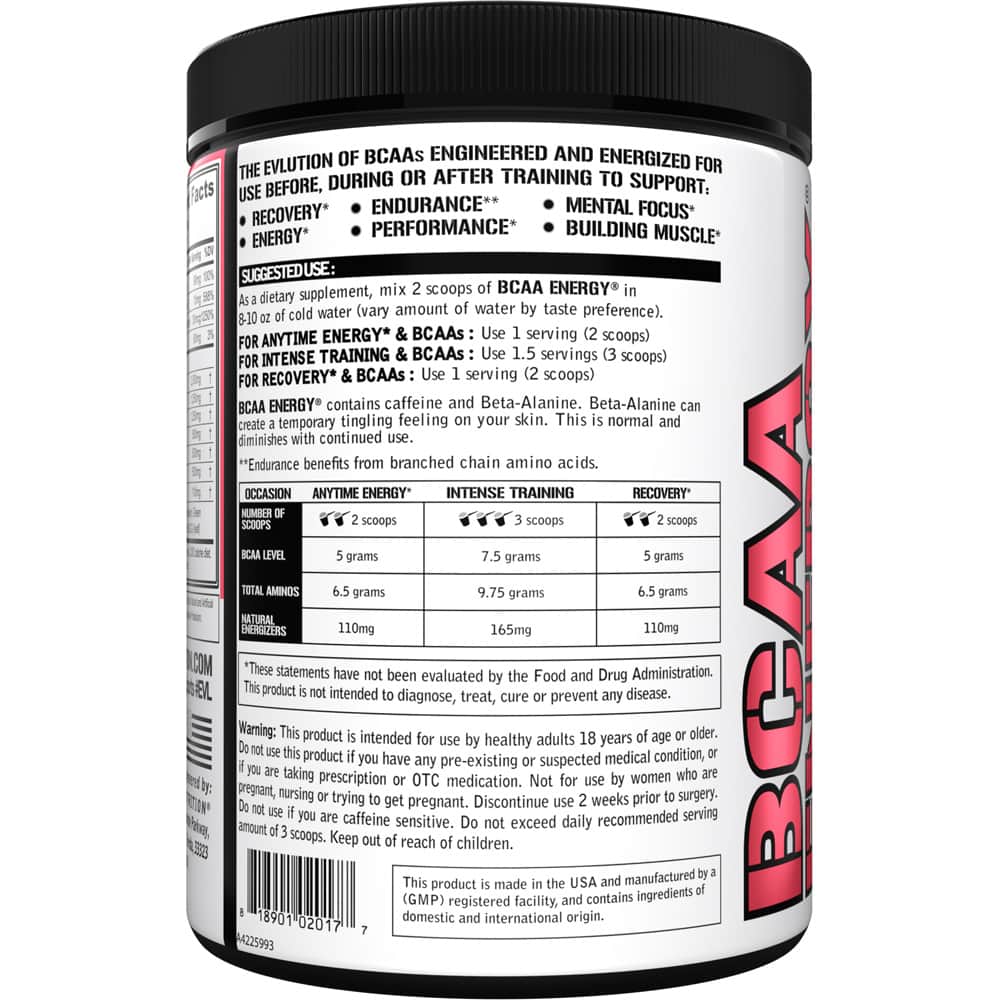 EVLUTION NUTRITION BCAA ENERGY AMINO ACIDS - Image 23