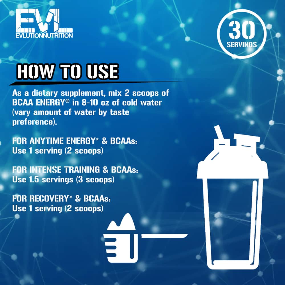 EVLUTION NUTRITION BCAA ENERGY AMINO ACIDS - Image 7
