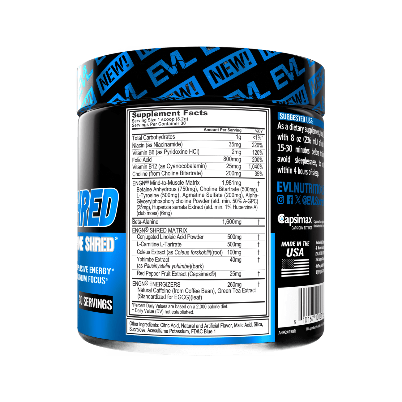 EVLUTION NUTRITION ENGN Shred Pre Workout - Image 3