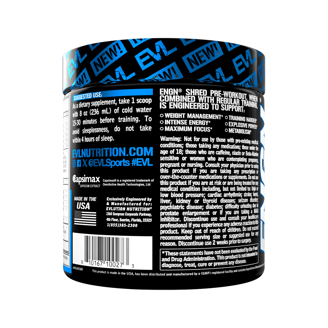 EVLUTION NUTRITION ENGN Shred Pre Workout - Image 4