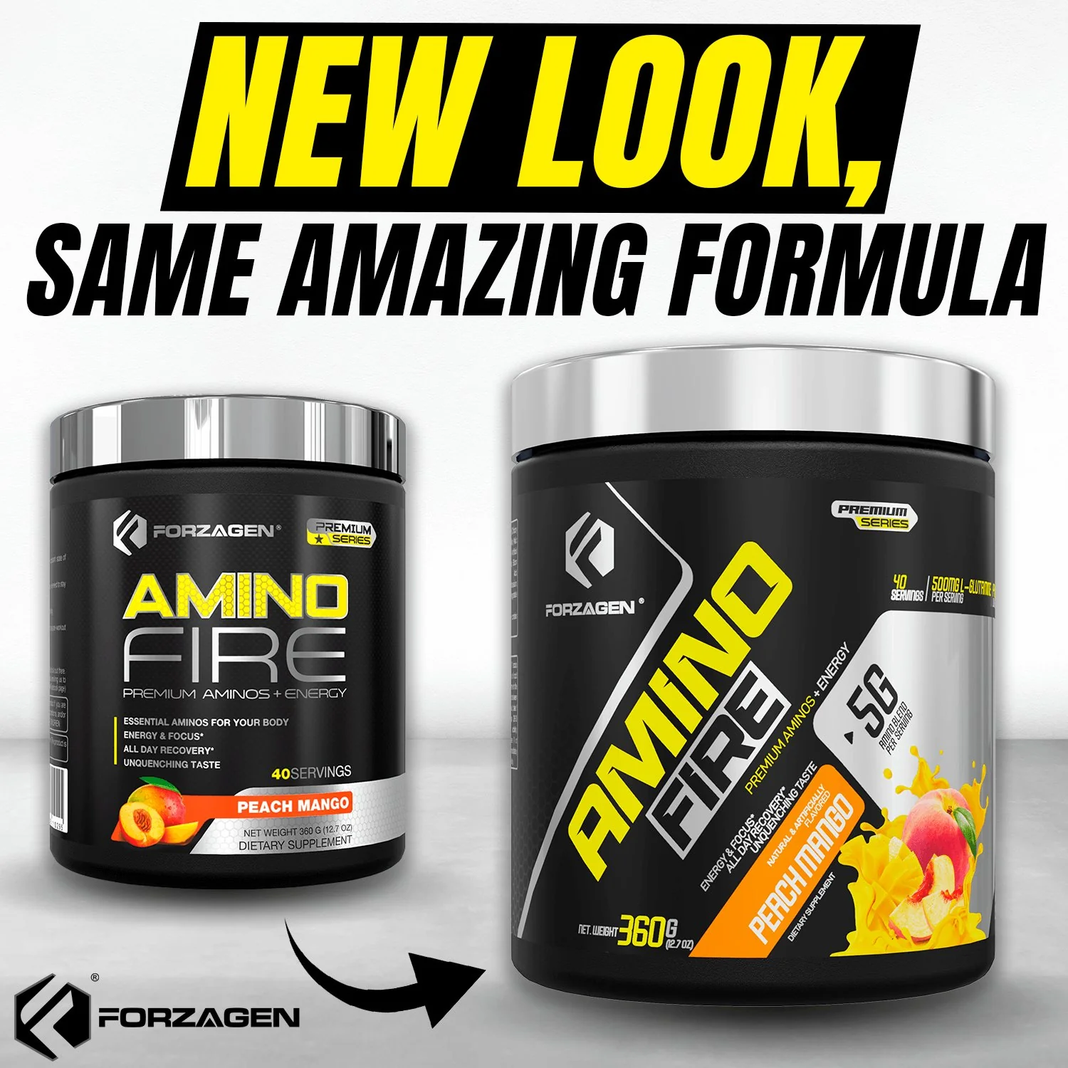 Forzagen Amino Fire Essential BCAAs + Pre Workout Energy - Image 8