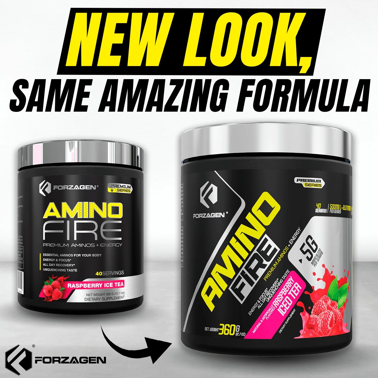 Forzagen Amino Fire Essential BCAAs + Pre Workout Energy - Image 9
