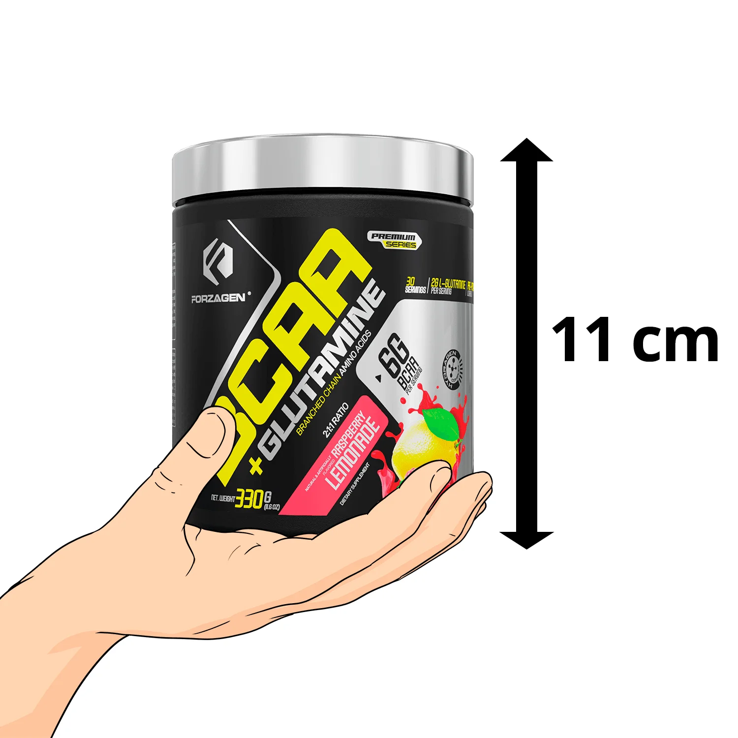 Forzagen BCAA'S + Glutamine with Hydragen Complex - Image 12