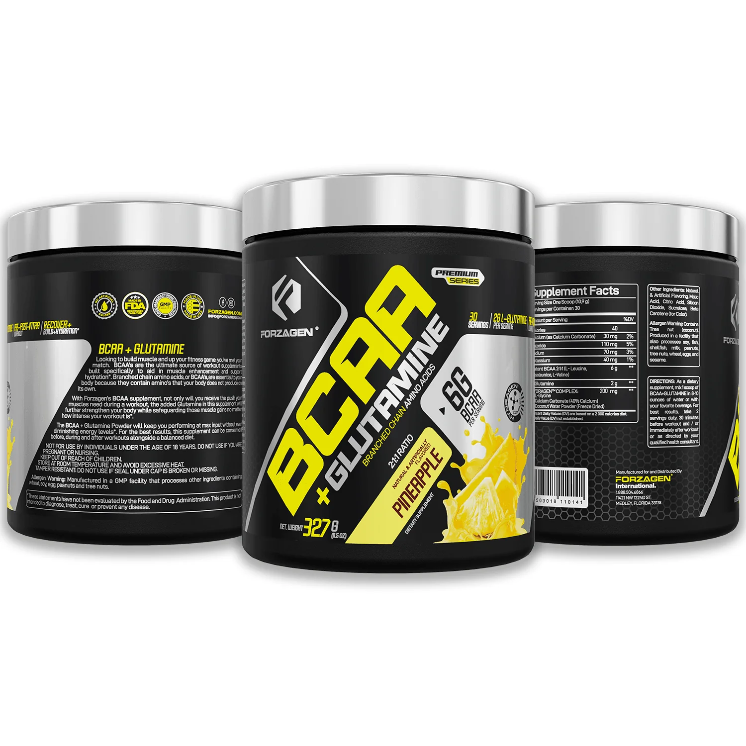 Forzagen BCAA'S + Glutamine with Hydragen Complex - Image 3