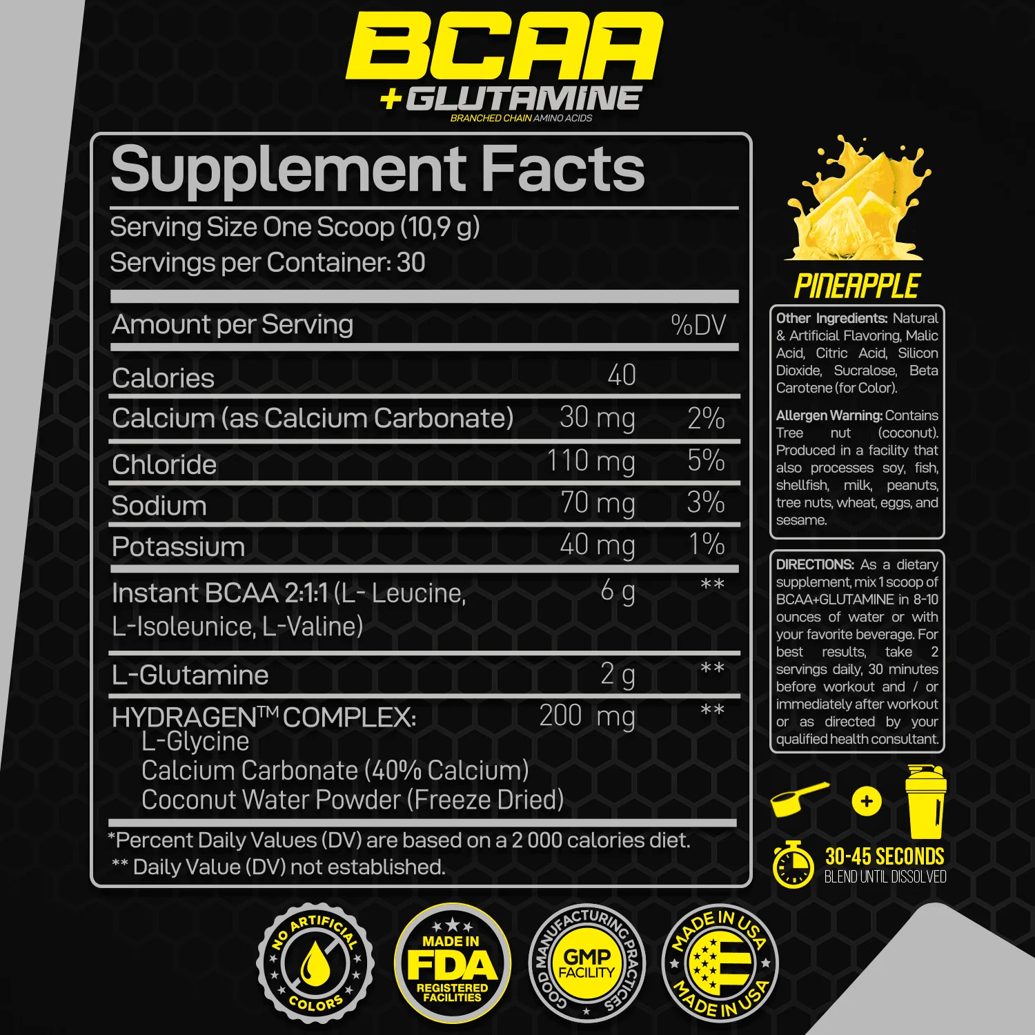 Forzagen BCAA'S + Glutamine with Hydragen Complex - Image 4