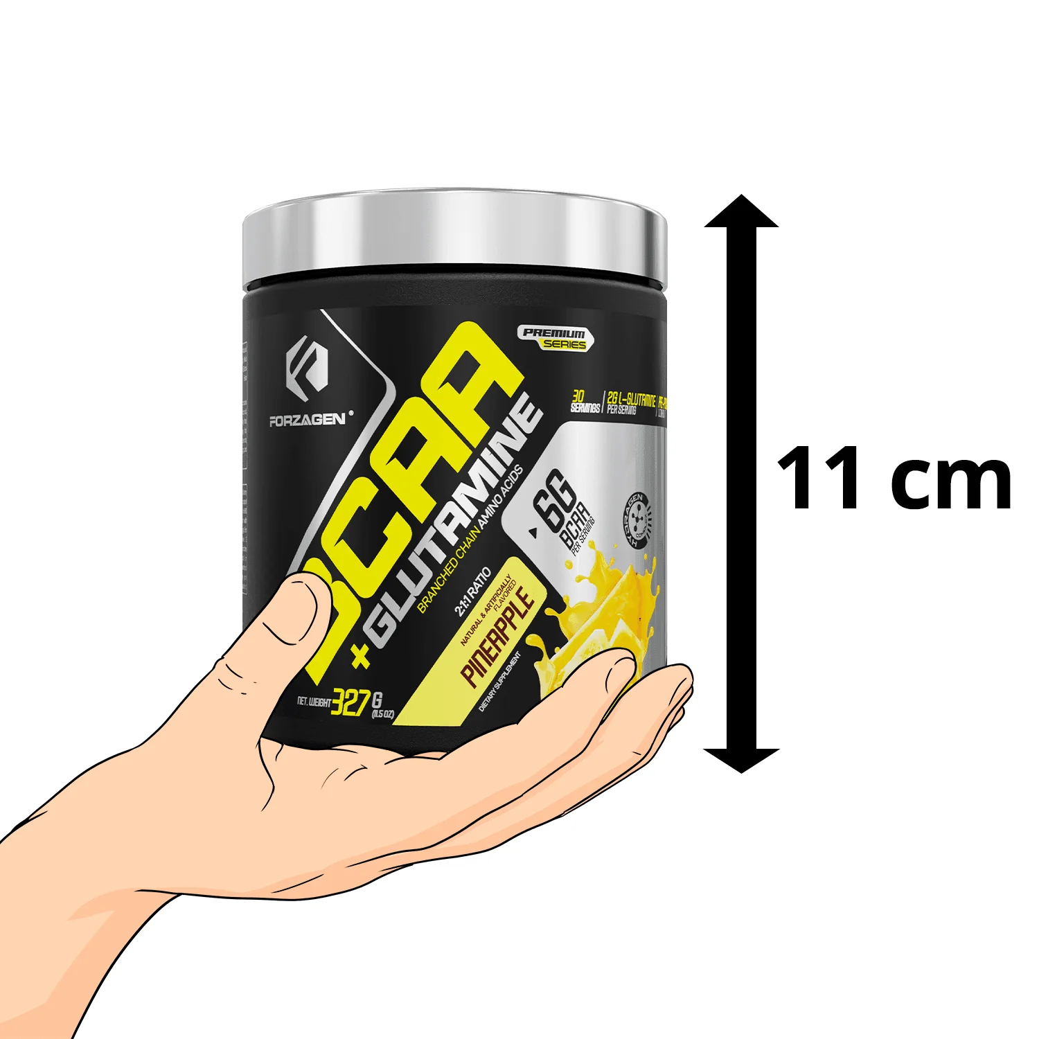 Forzagen BCAA'S + Glutamine with Hydragen Complex - Image 7