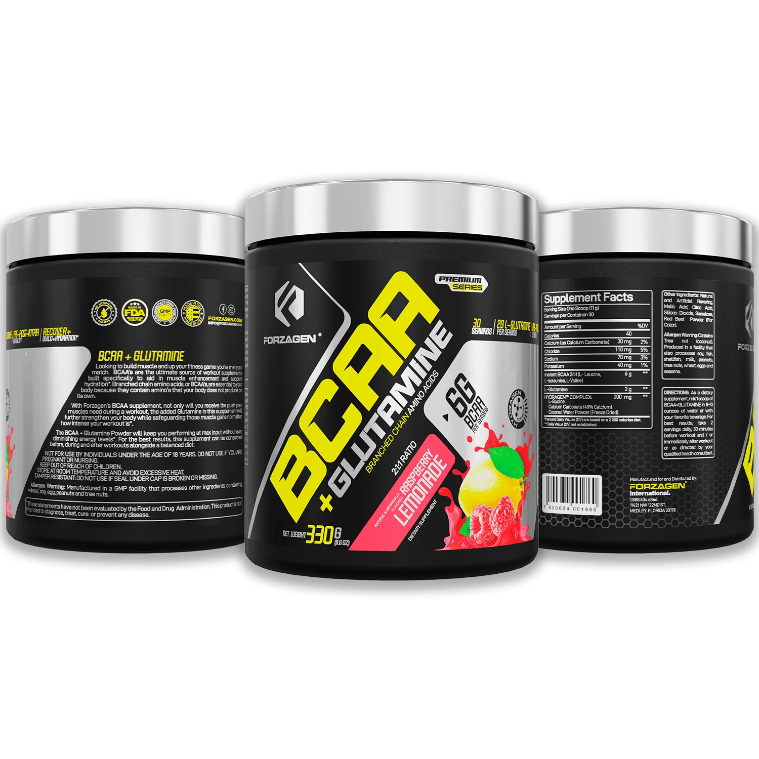 Forzagen BCAA'S + Glutamine with Hydragen Complex - Image 8