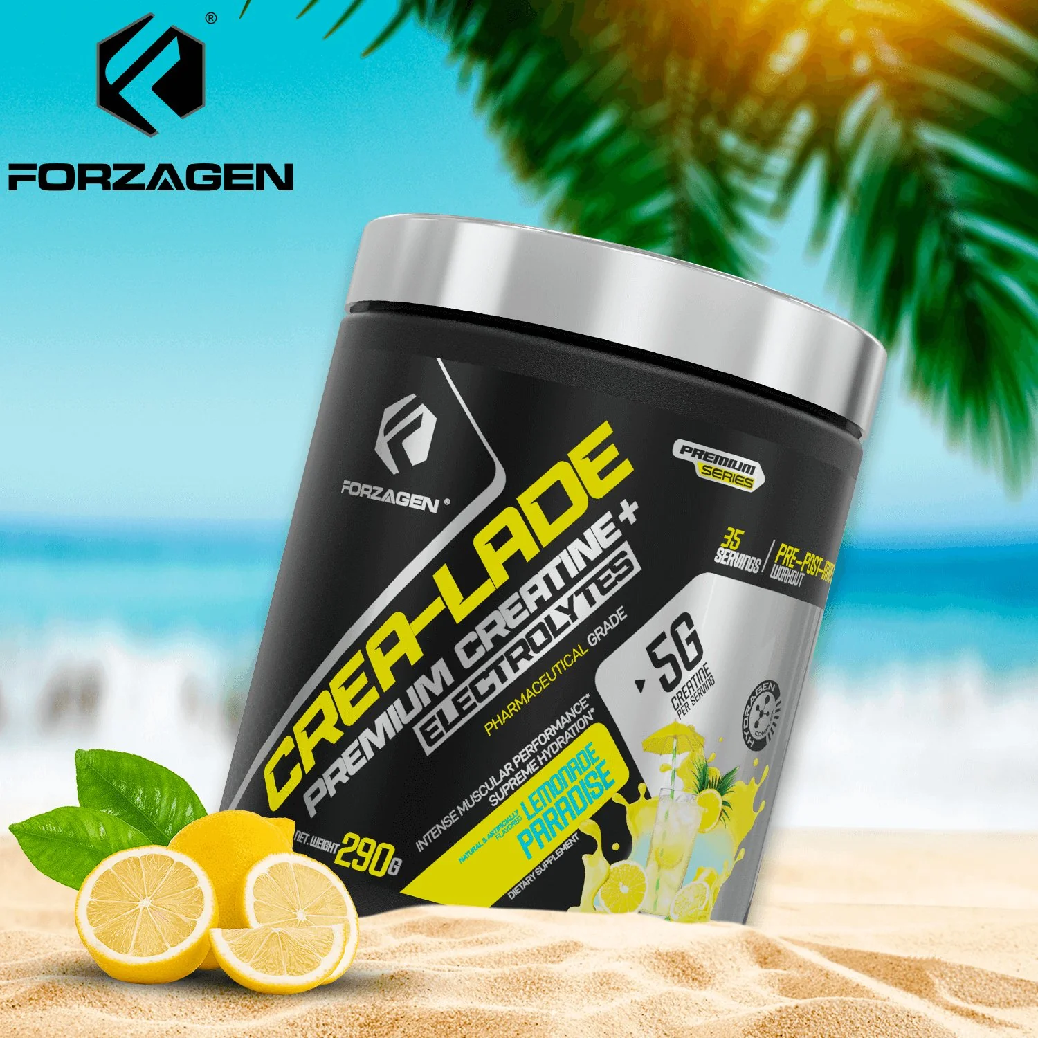 Forzagen CREA-LADE Premium Creatine + Electrolytes Pre-Workout - Image 10