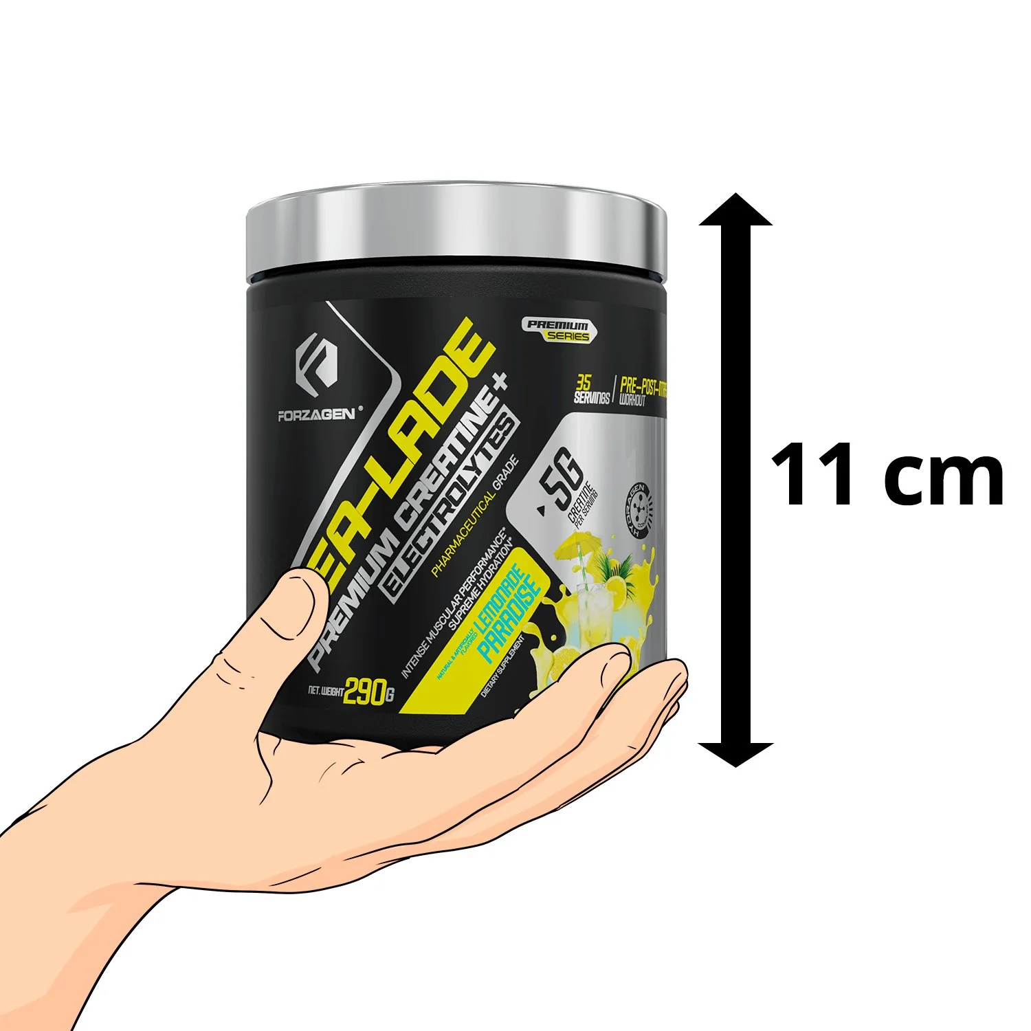 Forzagen CREA-LADE Premium Creatine + Electrolytes Pre-Workout - Image 14