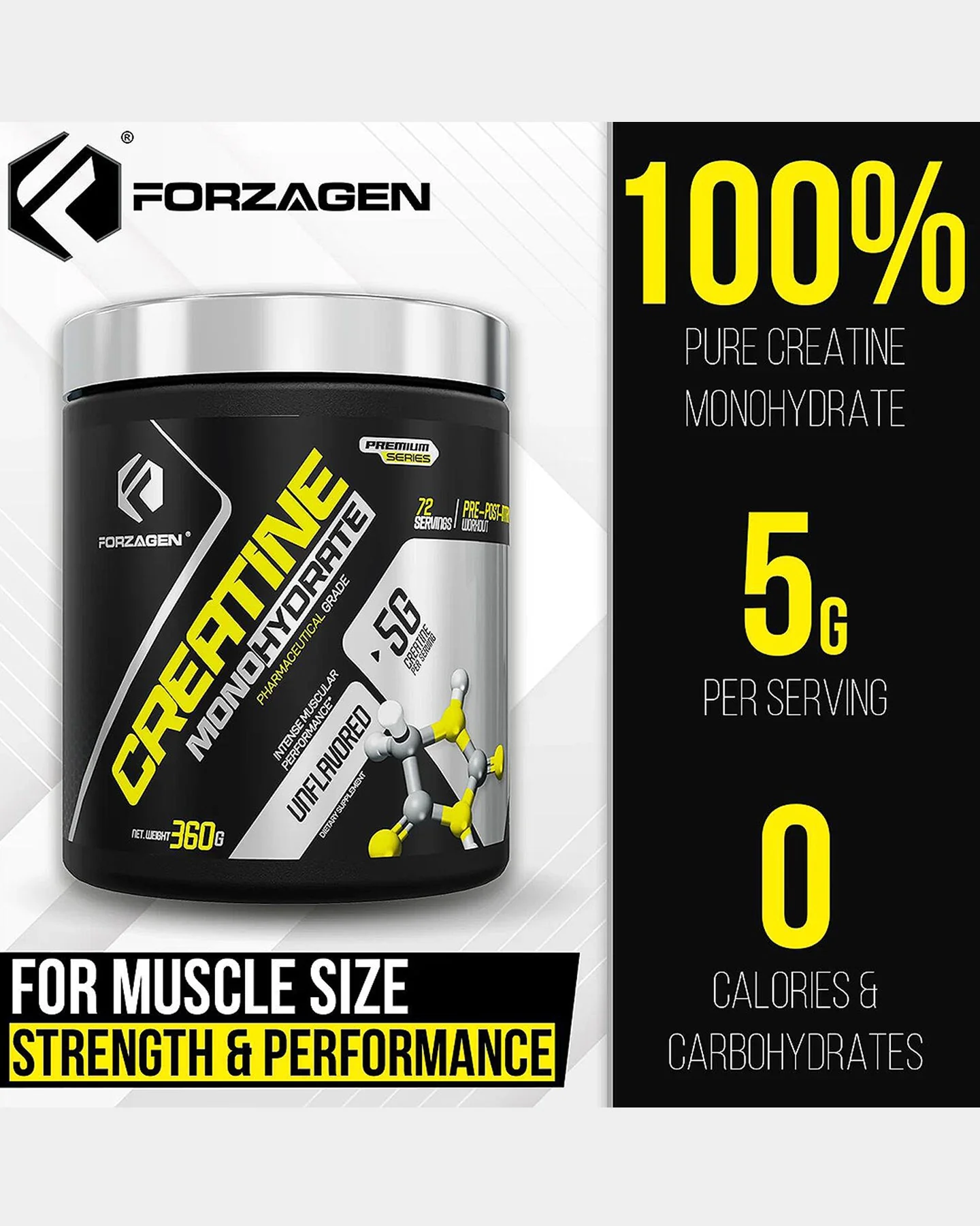 Forzagen Creatine Monohydrate - Image 4