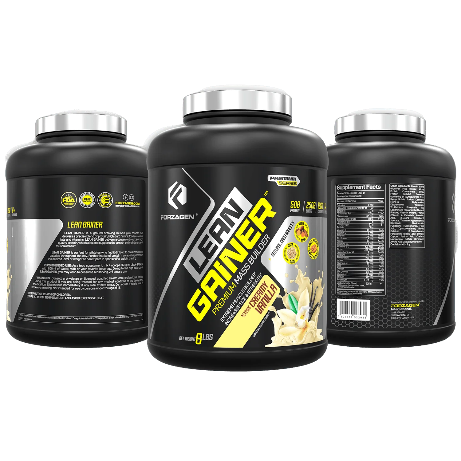 Forzagen Lean Gainer Premium Mass Builder - Image 7