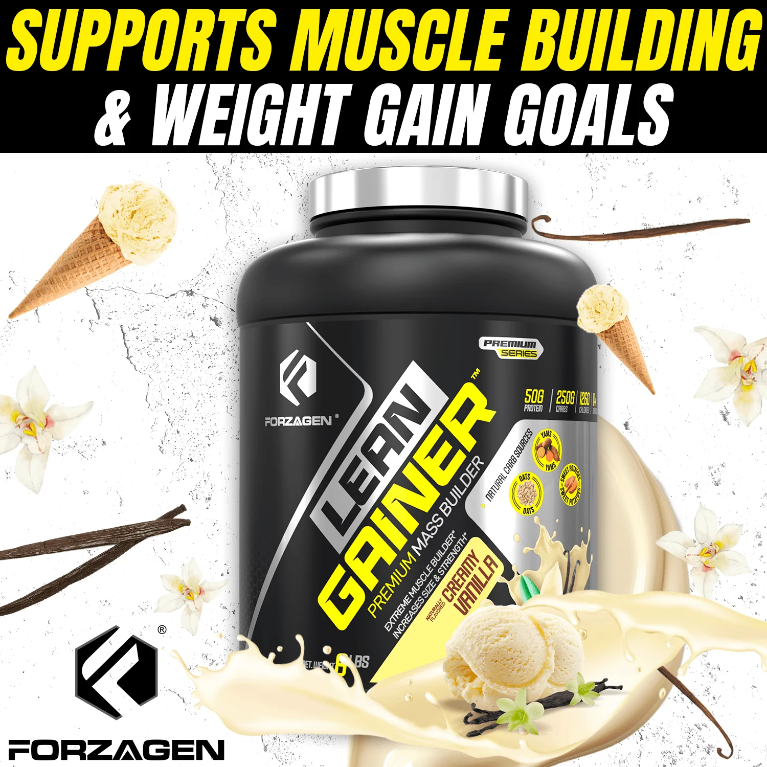 Forzagen Lean Gainer Premium Mass Builder - Image 9