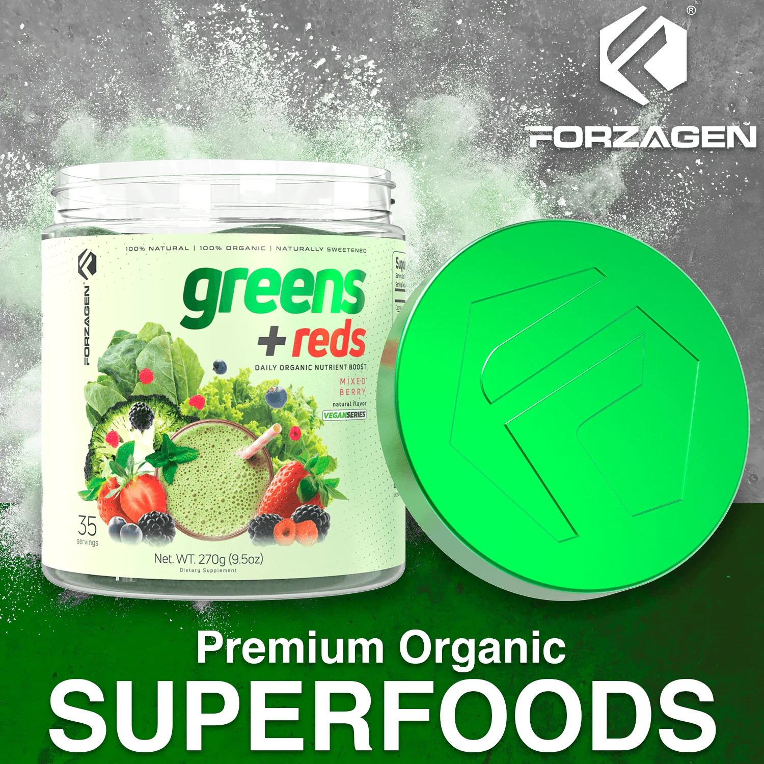 Forzagen Vegan Greens + Reds Superfood - Image 10