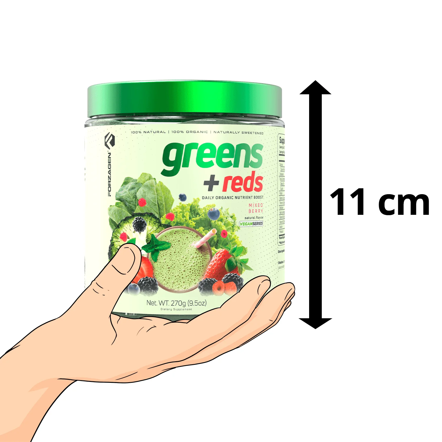 Forzagen Vegan Greens + Reds Superfood - Image 11