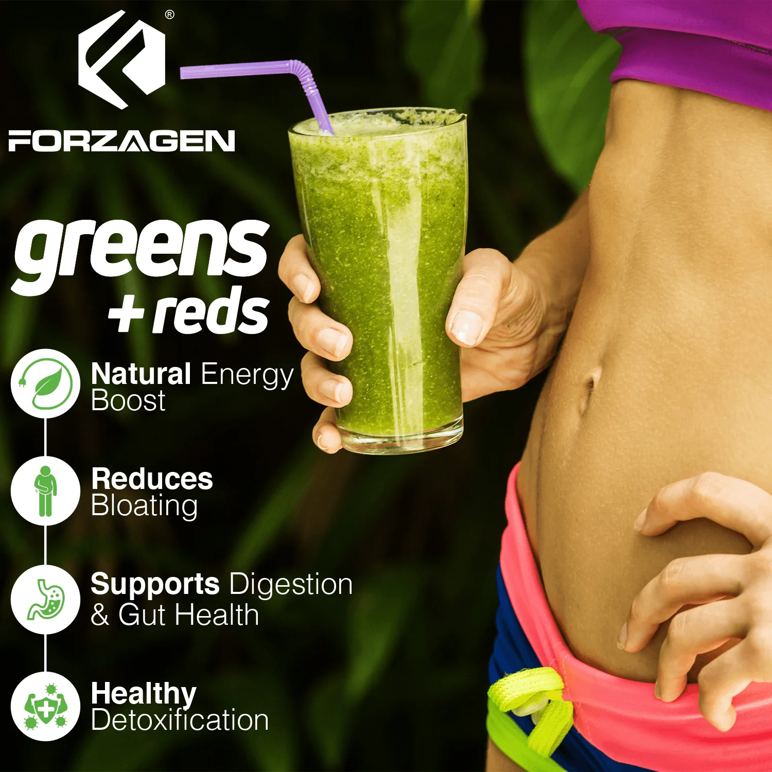 Forzagen Vegan Greens + Reds Superfood - Image 8
