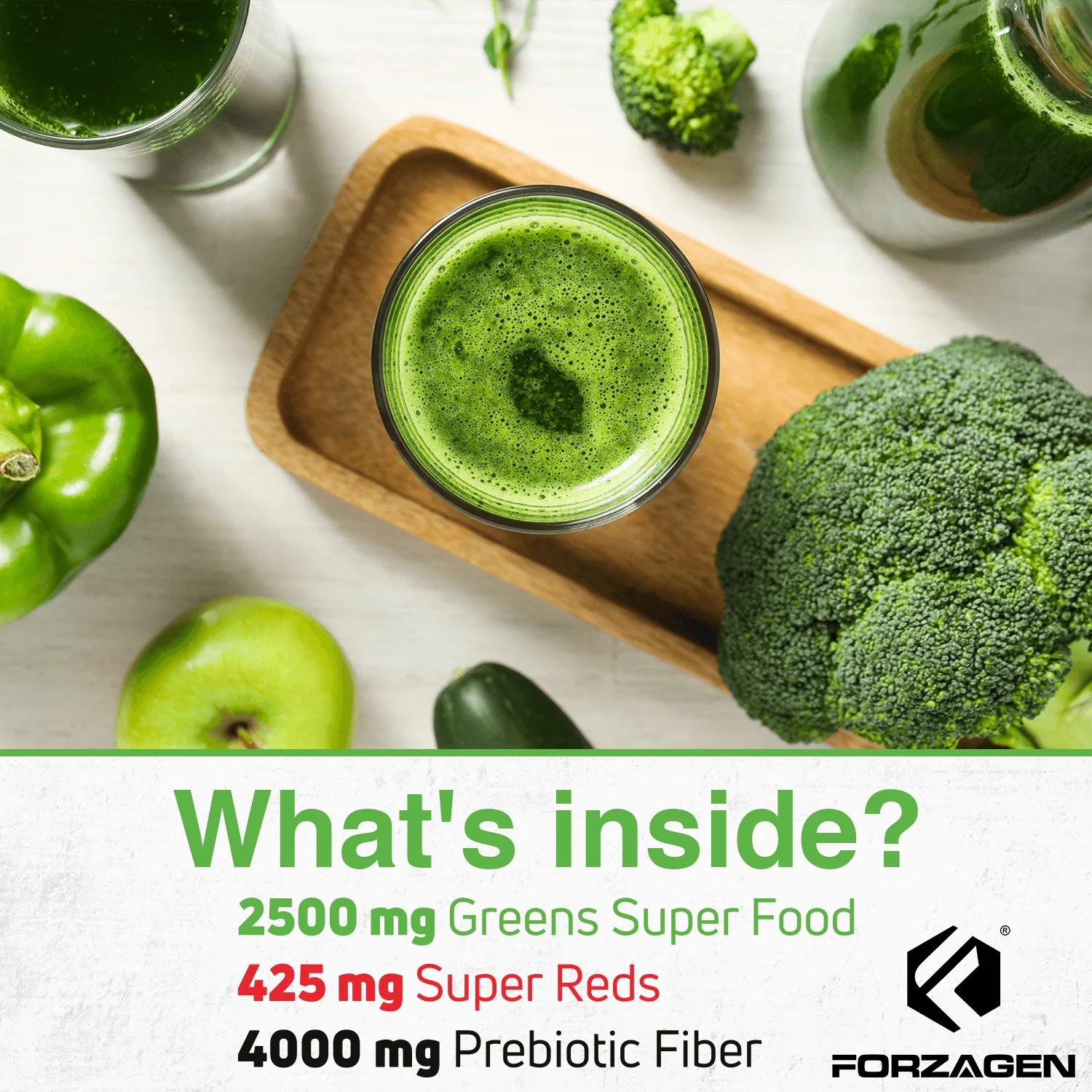 Forzagen Vegan Greens + Reds Superfood - Image 9