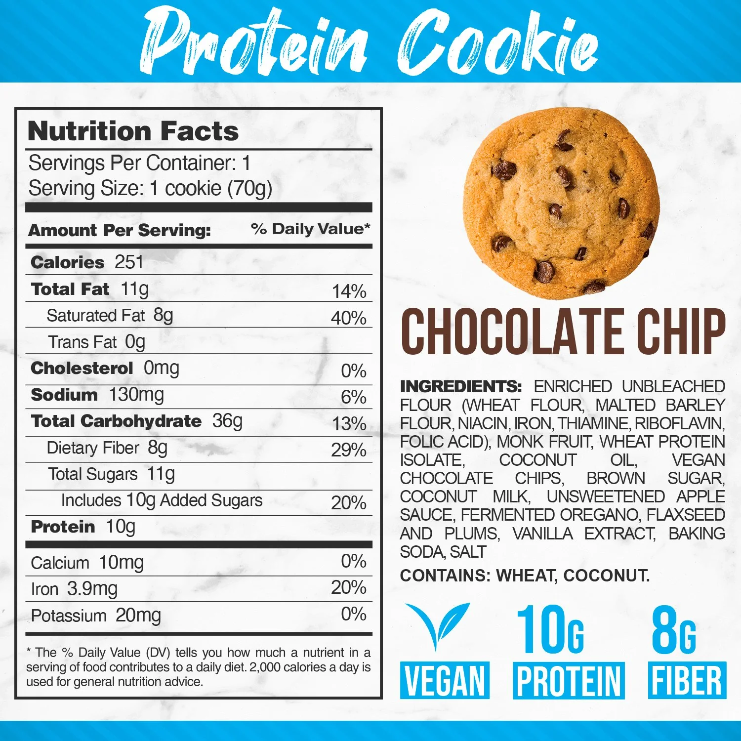 Forzagen Vegan Protein Cookie - Image 3