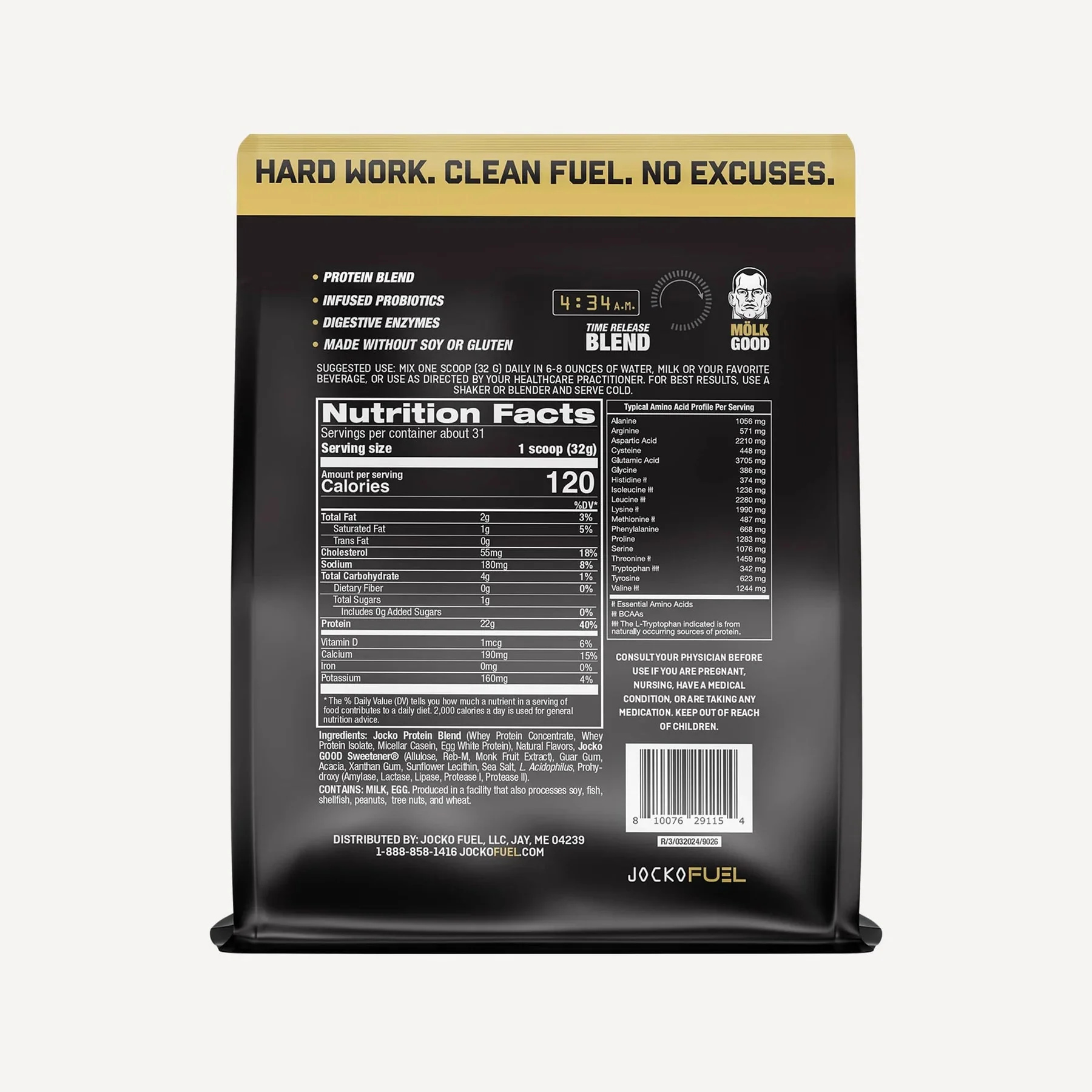 JOCKO Mölk Protein Powder Bag, 31 Servings - Image 8