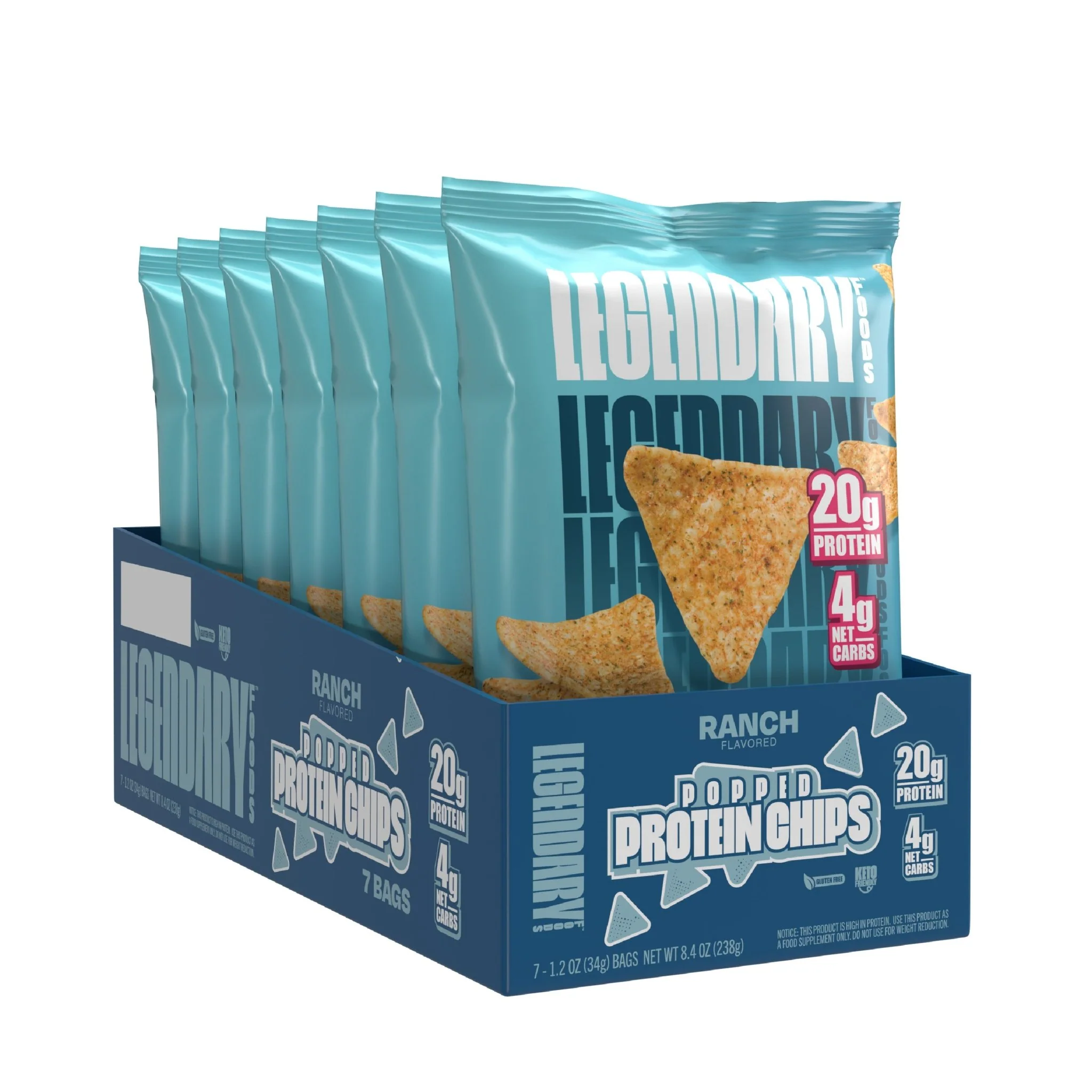 Legendary Foods Popped Protein Chips 7 Pack - Image 3