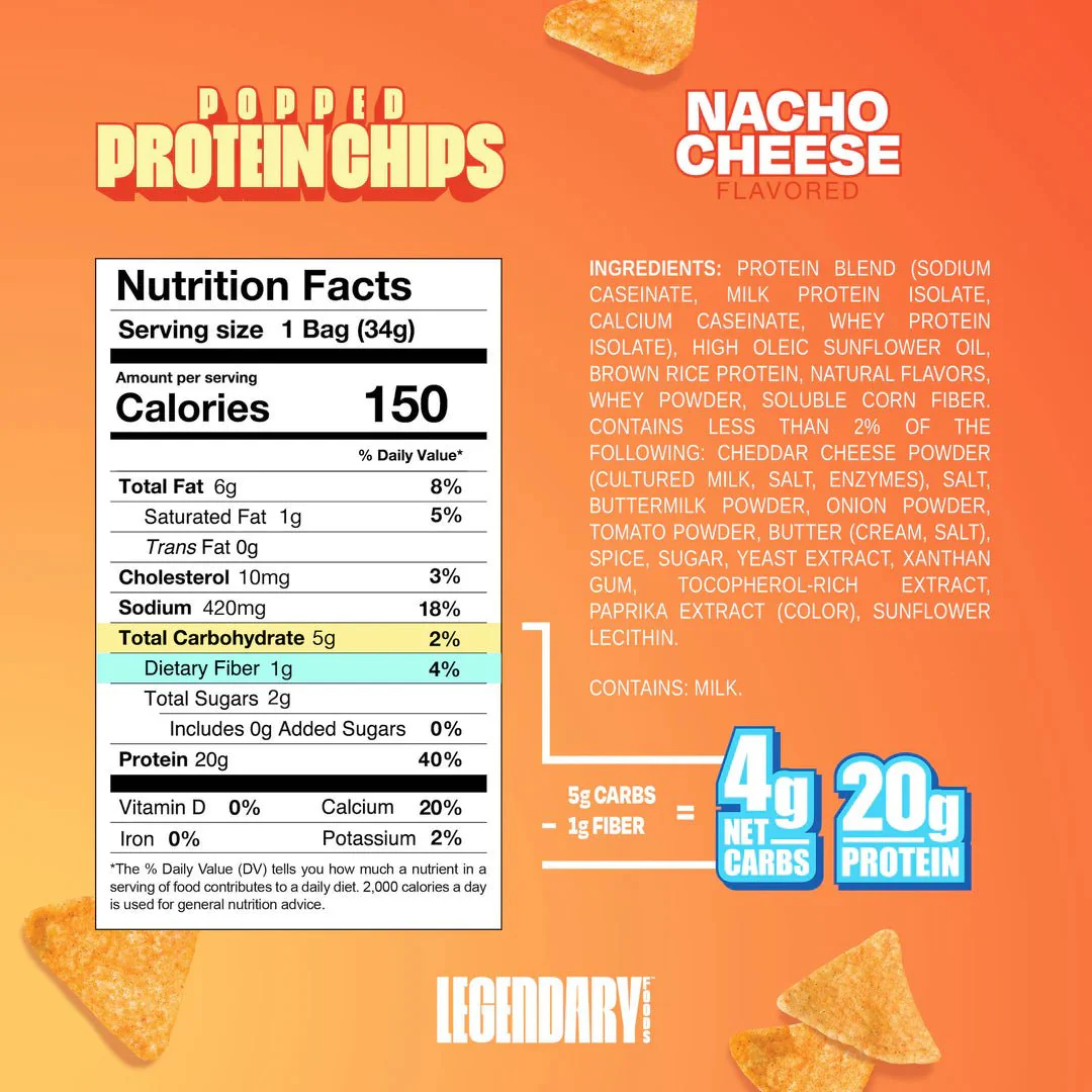 Legendary Foods Popped Protein Chips 7 Pack - Image 5