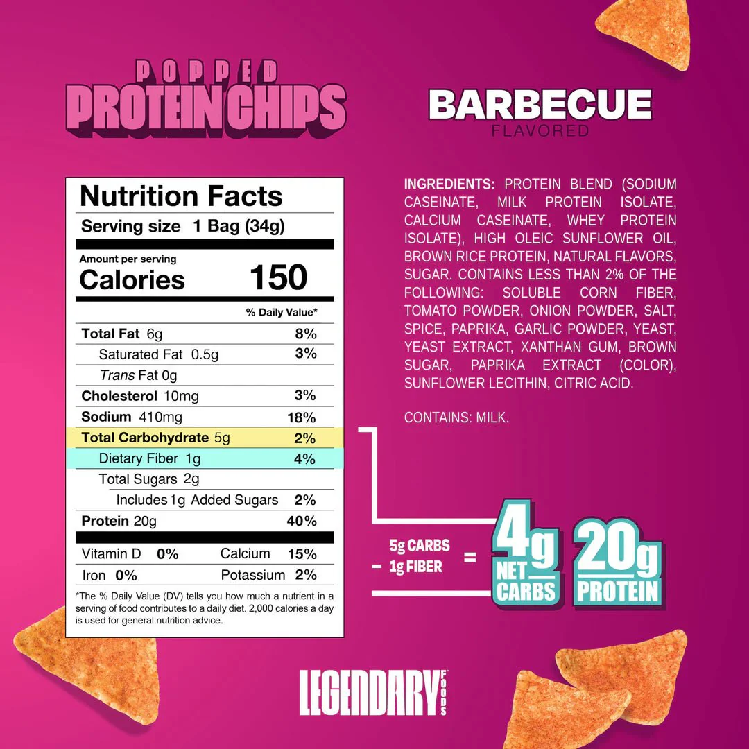 Legendary Foods Popped Protein Chips 7 Pack - Image 6