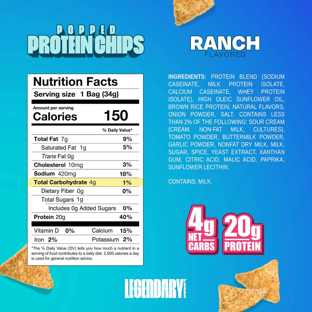 Legendary Foods Popped Protein Chips 7 Pack - Image 7