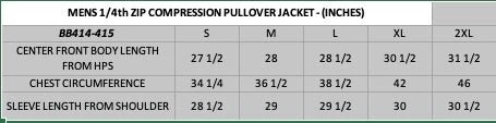 Men's Performance 1/4 Zip Compression Pullover Jacket - Image 2