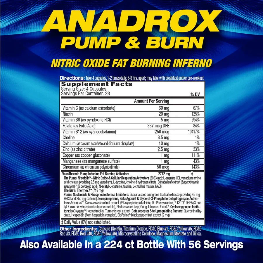 MHP Anadrox Pump & Burn - Image 3