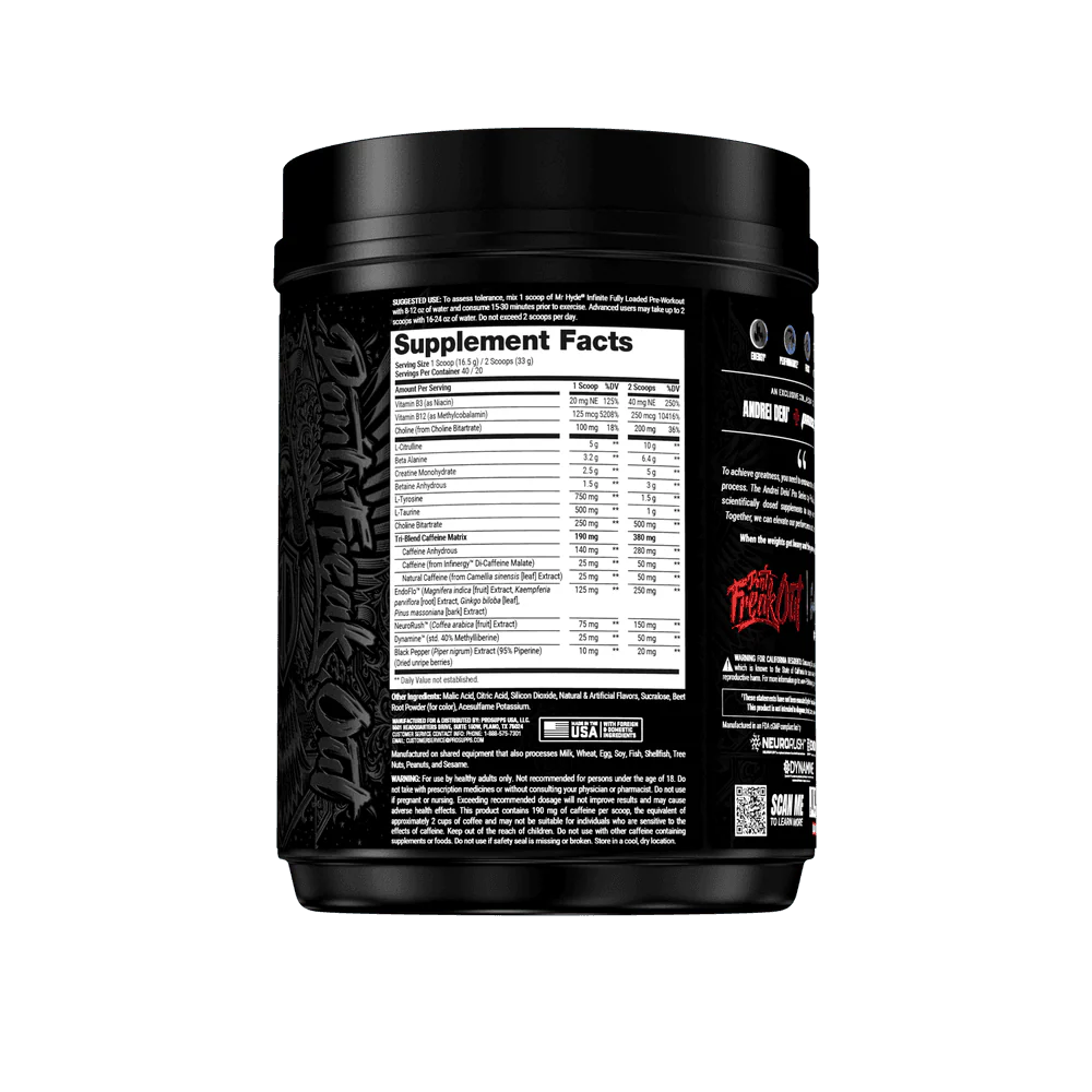 Pro Supps Mr. HYDE Infinite Fully Dosed Pre-Workout - Image 10