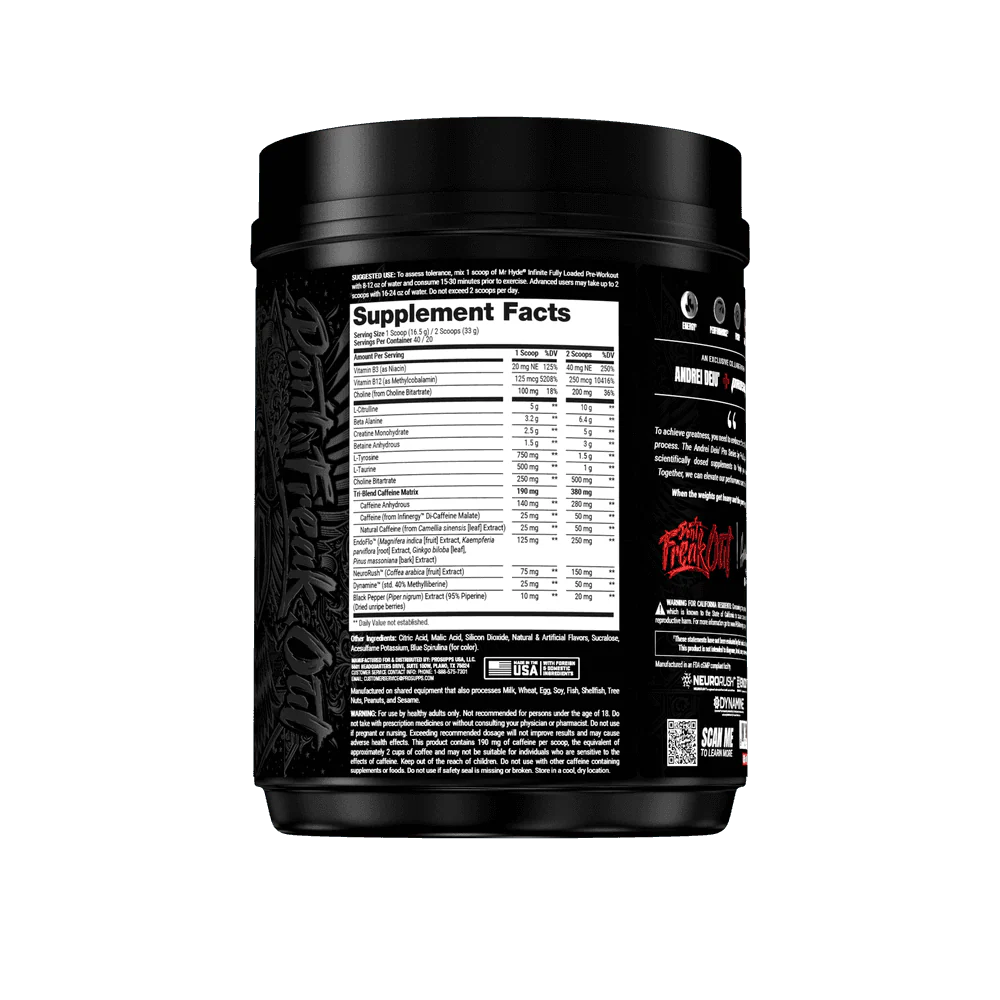 Pro Supps Mr. HYDE Infinite Fully Dosed Pre-Workout - Image 4