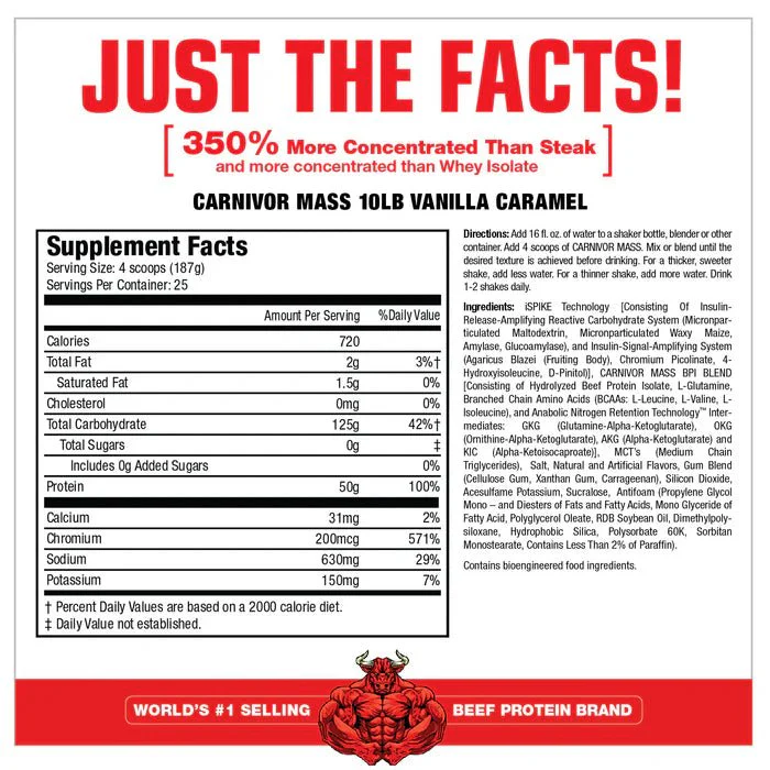 MuscleMass CARNIVOR MASS Weight Gainer - Image 11