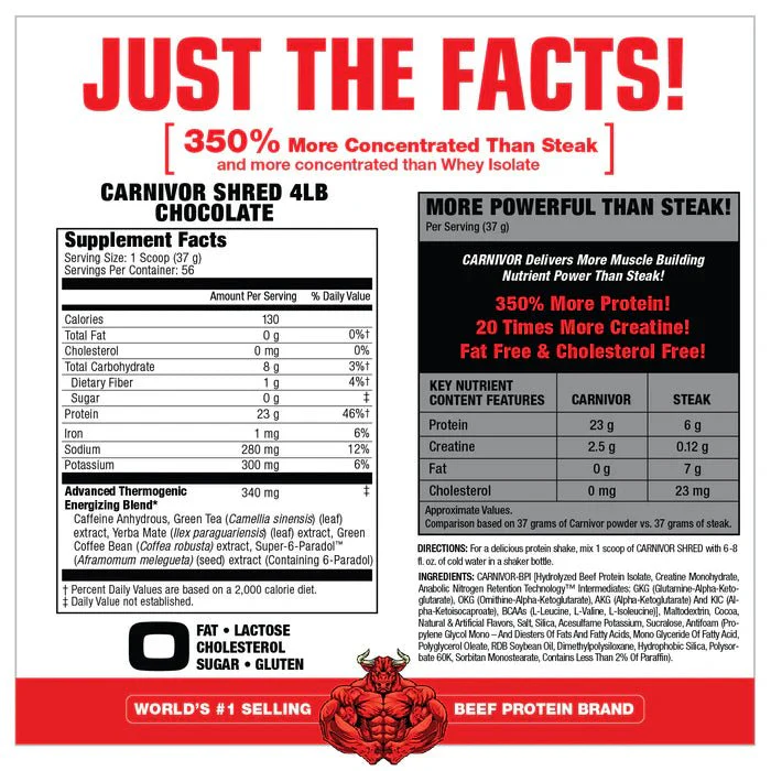 MuscleMeds CARNIVOR Shred Protein - Image 5