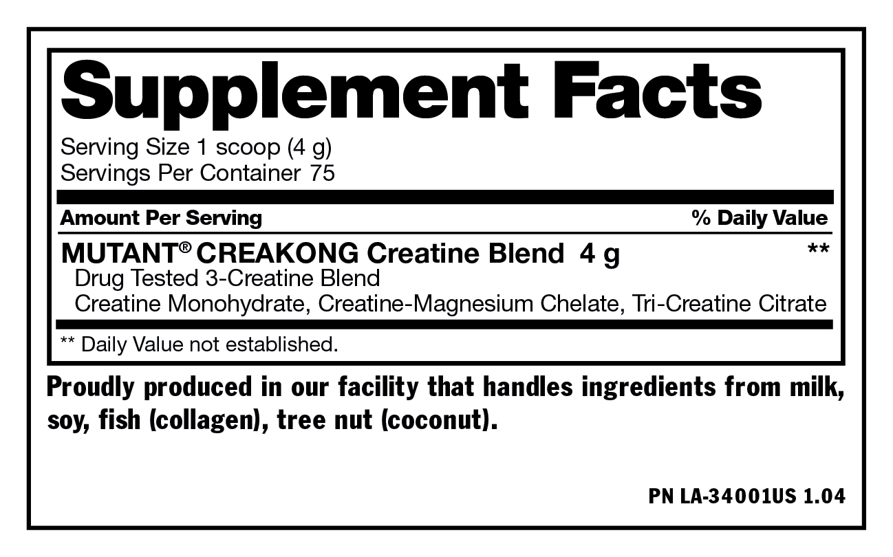 Mutant Creakong  - Advanced Creatine Multiplier - Image 4