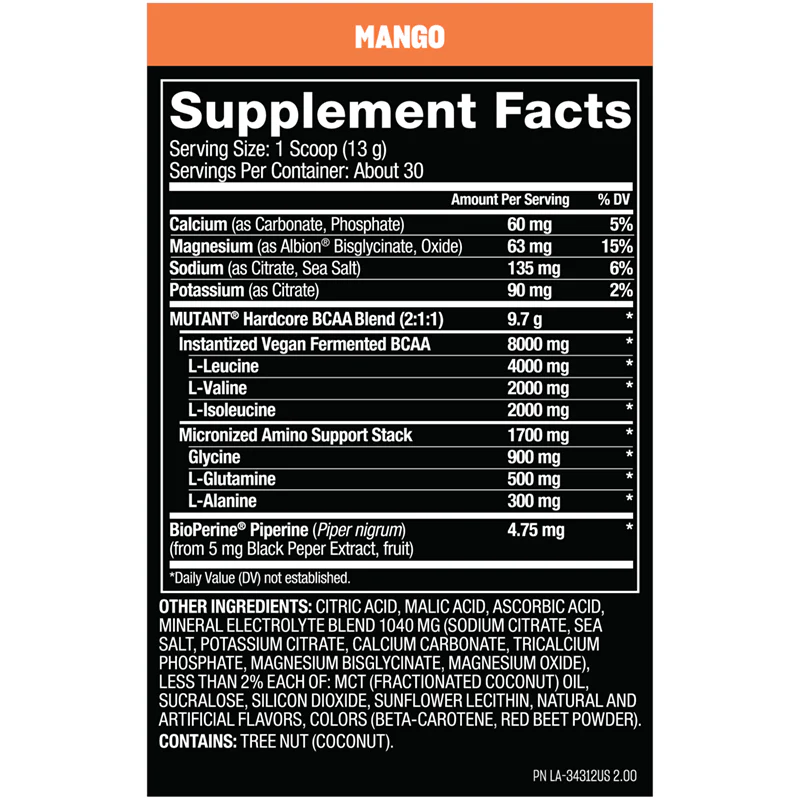 Mutant HARDCORE BCAA - Image 15