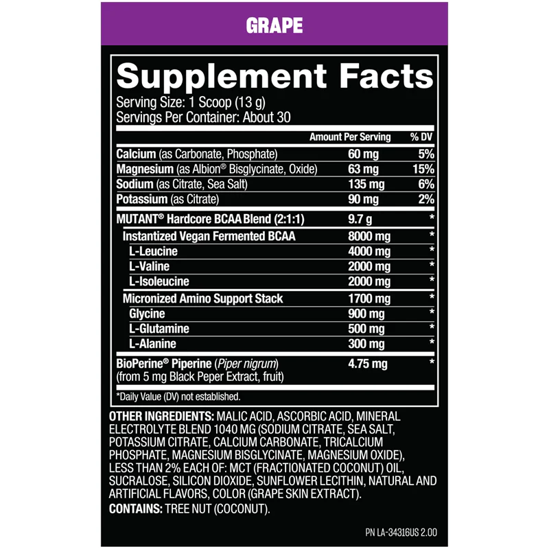 Mutant HARDCORE BCAA - Image 16