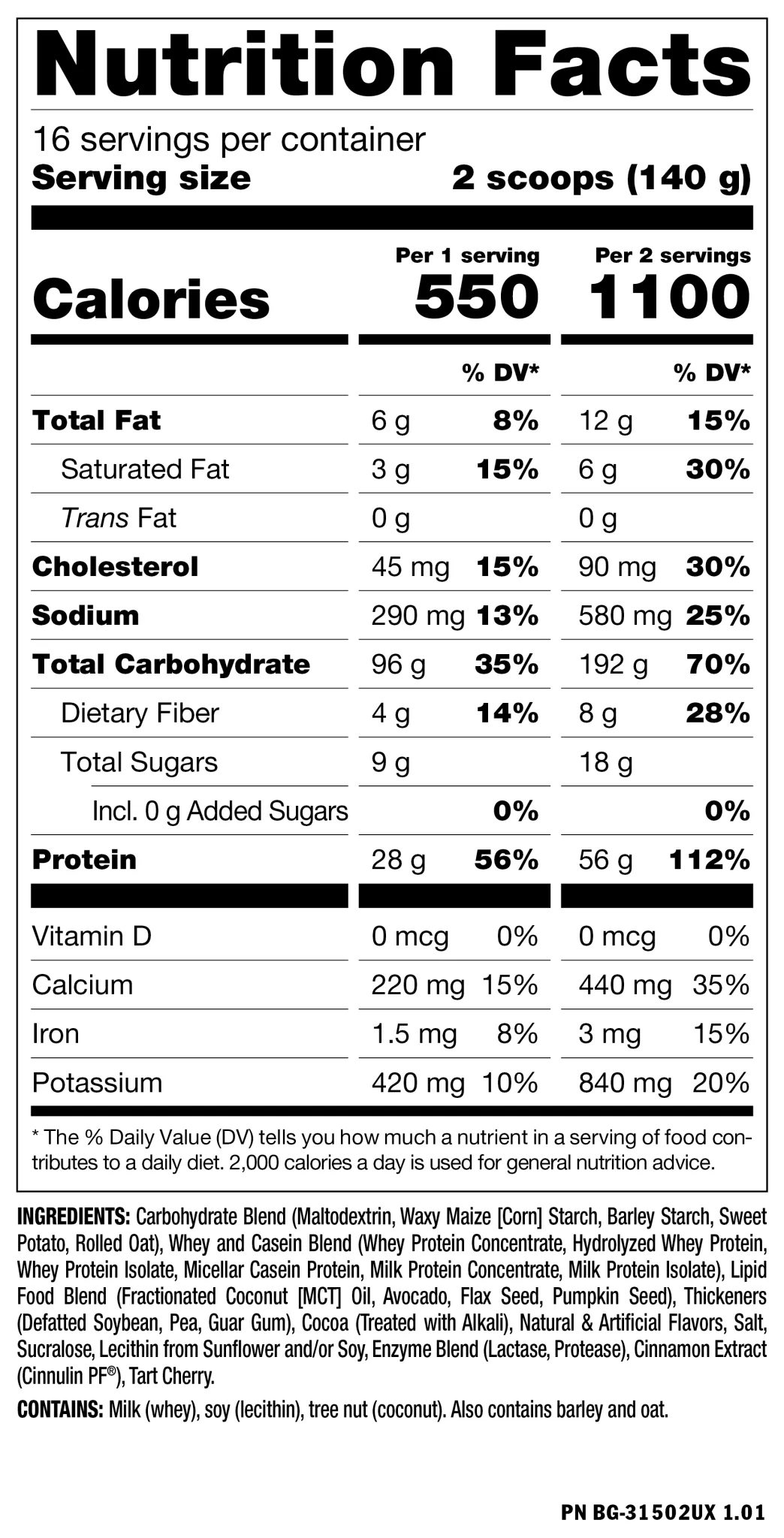 Mutant Mass - Whole Food Based Gainer - Image 10