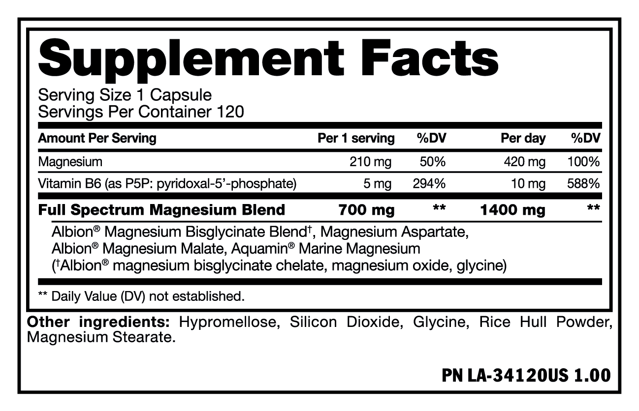 Mutant Muscle Mag - Full Spectrum Magnesium Blend - Image 2