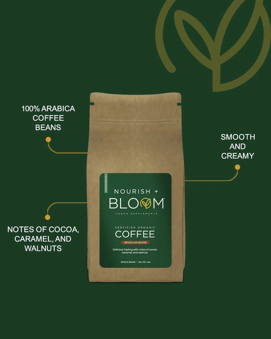 Nourish + Bloom Coffee - Brazilian Blend - Image 3