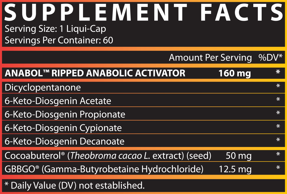Nutrex Anabol Ripped Anabol Activator - Image 3