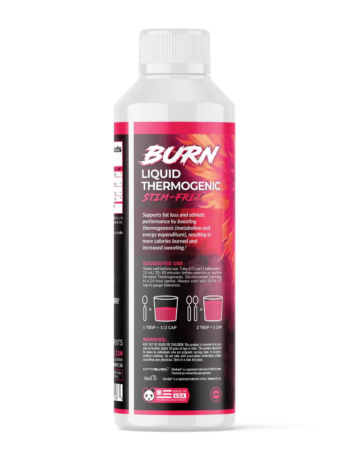 PANDA Supplements BURN Stim-Free Liquid Thermogenic - Image 11