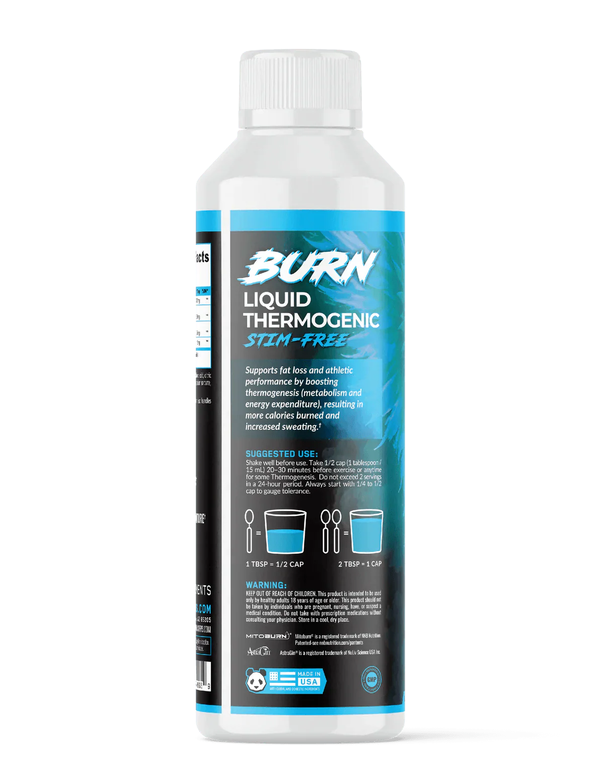 PANDA Supplements BURN Stim-Free Liquid Thermogenic - Image 5
