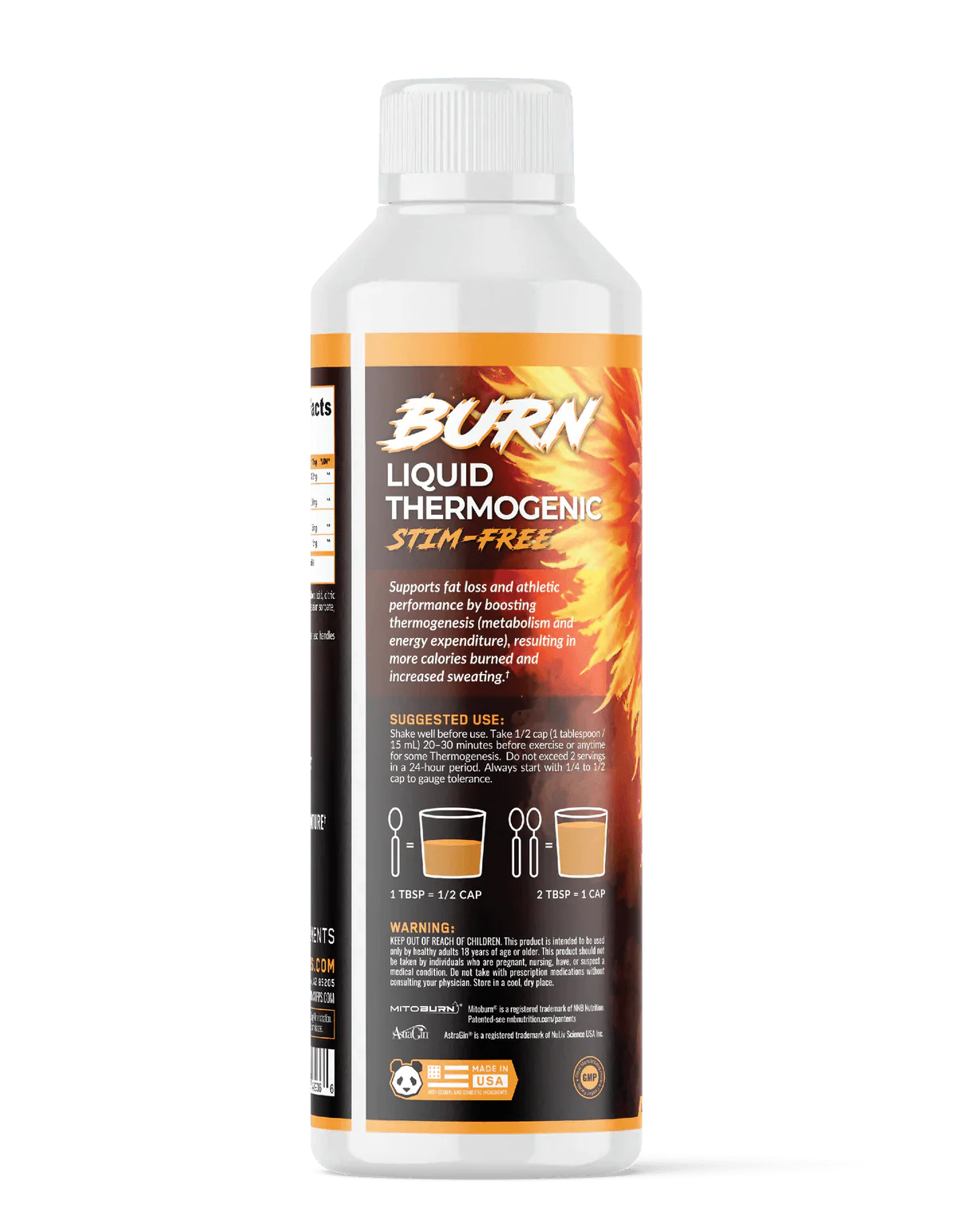 PANDA Supplements BURN Stim-Free Liquid Thermogenic - Image 8