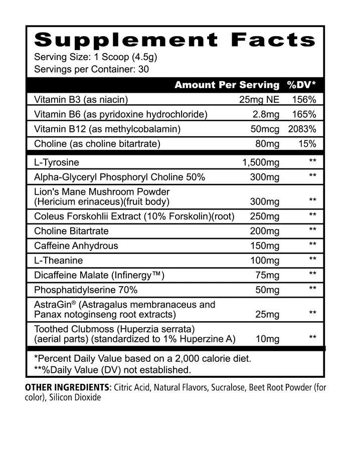 PANDA Supplements Focus Super Nootropic 3.0 - Image 4